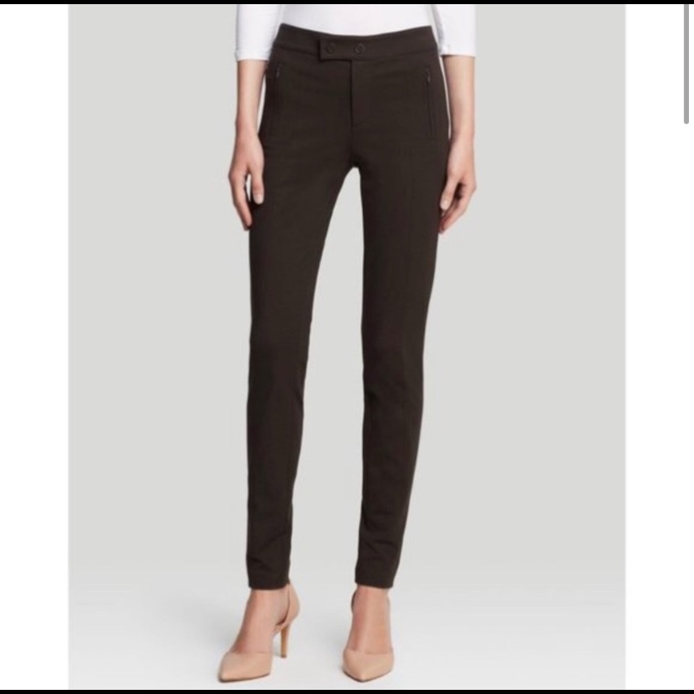 Vince skinny charcoal gray ankle zip pants sz 10